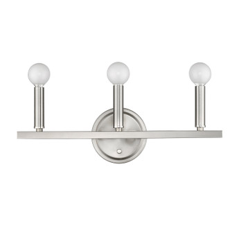 Sawyer Three Light Vanity in Satin Nickel (106|IN41155SN)