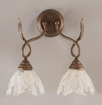 Leaf Two Light Wall Sconce in Bronze (200|110-BRZ-759)