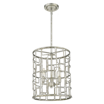 Amoret Three Light Pendant in Antique Silver (106|IN21130AS)