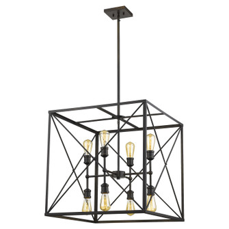 Brooklyn Eight Light Pendant in Oil-Rubbed Bronze (106|IN21126ORB)