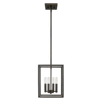 Cobar Four Light Pendant in Oil-Rubbed Bronze (106|IN21001ORB)