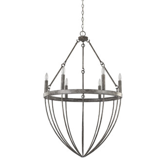 Harlow Six Light Chandelier in Ash (106|IN11391ASH)