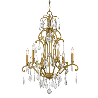 Claire Six Light Chandelier in Antique Gold (106|IN11356AG)