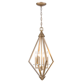 Easton Four Light Pendant in Washed gold (106|IN11315WG)