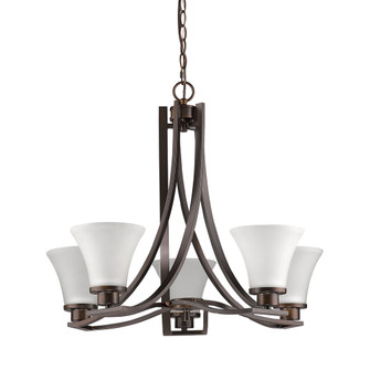 Mia Five Light Chandelier in Oil Rubbed Bronze (106|IN11270ORB)