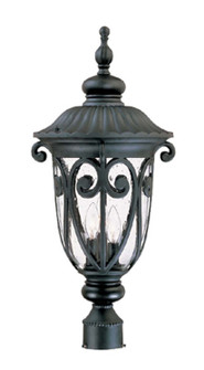 Naples Three Light Post Mount in Matte Black (106|2127BK)