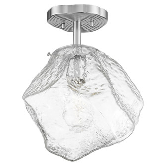 Boulder LED Semi Flush Mount in Mirrored Stainless Steel (18|63125LEDDLP-MSS/CLR)