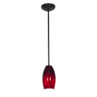 Merlot One Light Pendant in Oil Rubbed Bronze (18|28011-1R-ORB/RUSKY)