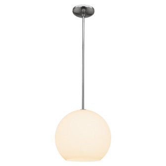 Nitrogen One Light Pendant in Brushed Steel (18|23951-BS/OPL)