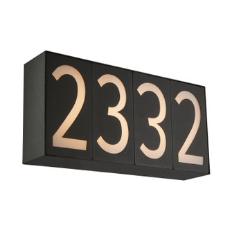 Numero LED Wall Fixture in Matte Black (397|50091NL-4-MB)