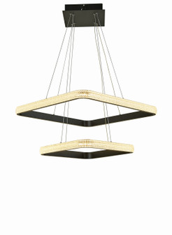 Willow LED Foyer Chandelier in Black (343|T1050-BK)