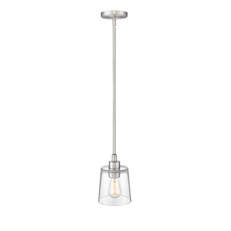 Evalon One Light Mini Pendant in Brushed Nickel (59|497001-BN)