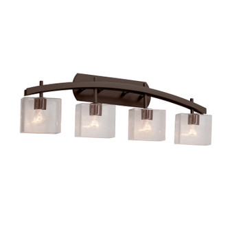 Fusion Four Light Bath Bar in Dark Bronze (102|FSN-8594-55-SEED-DBRZ)