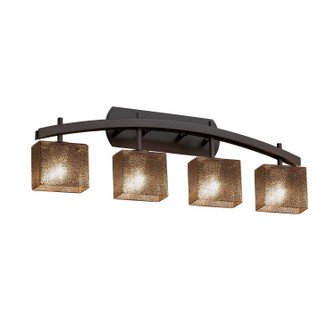 Fusion Four Light Bath Bar in Dark Bronze (102|FSN-8594-55-MROR-DBRZ)