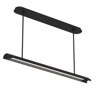Carson LED Linear Chandelier in Midnight Black (454|KC1091MBK)
