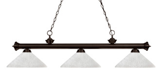 Riviera Three Light Billiard in Bronze (224|200-3BRZ-AWL14)