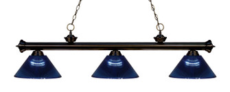 Riviera Three Light Billiard in Bronze (224|200-3BRZ-ARDB)