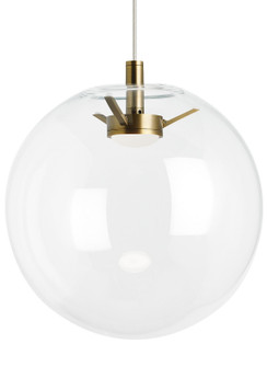 Palona LED Pendant in Aged Brass (182|700TDPLNPCR-LEDWD)