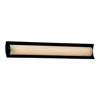 Porcelina LED Linear Bath Bar in Matte Black (102|PNA-8635-WAVE-MBLK)