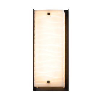 Porcelina LED Outdoor Wall Sconce in Matte Black (102|PNA-7652W-WAVE-MBLK)