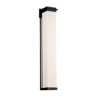 Porcelina LED Outdoor Wall Sconce in Matte Black (102|PNA-7547W-WAVE-MBLK)