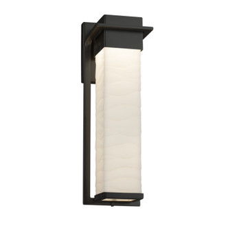 Porcelina LED Outdoor Wall Sconce in Matte Black (102|PNA-7544W-WAVE-MBLK)