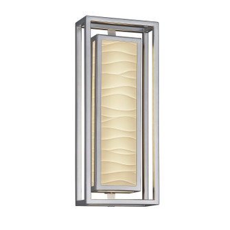 Porcelina LED Outdoor Wall Sconce in Brushed Nickel (102|PNA-7524W-WAVE-NCKL-LED1-700)