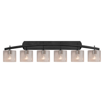 Fusion Six Light Bath Bar in Matte Black (102|FSN-8596-30-SEED-MBLK)