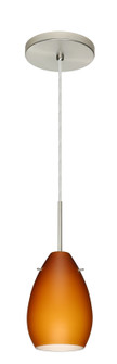 Pera One Light Pendant in Satin Nickel (74|1BT-171380-SN)