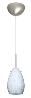Pera One Light Pendant in Satin Nickel (74|1BC-171319-SN)
