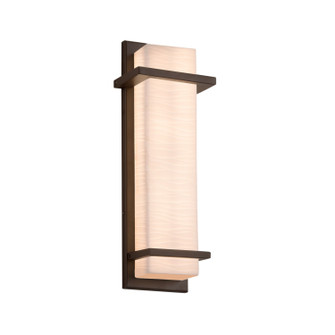 Porcelina LED Outdoor Wall Sconce in Matte Black (102|PNA-7612W-WAVE-MBLK)