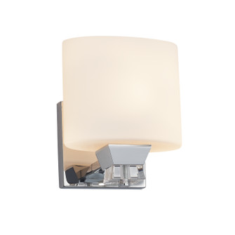 Fusion One Light Wall Sconce in Brushed Nickel (102|FSN-8471-30-OPAL-NCKL)