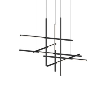 Labyrinth LED Pendant in Satin Black (69|2102.25)