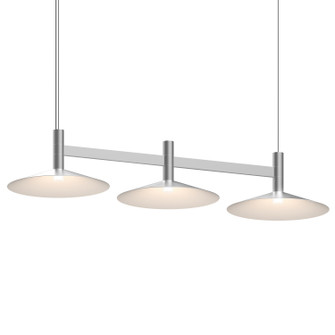 Systema Staccato LED Linear Pendant in Bright Satin Aluminum (69|1783.16-CON)