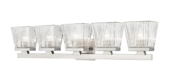 Astor Five Light Vanity in Brushed Nickel (224|1936-5V-BN)