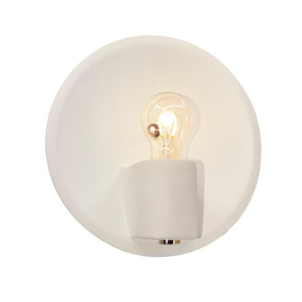 Ambiance One Light Wall Sconce in Matte White (102|CER-7051-MAT-BRSS)