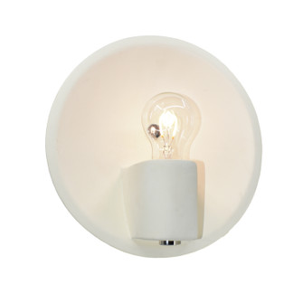 Ambiance One Light Wall Sconce in Bisque (102|CER-7051-BIS-NCKL)
