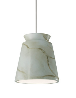Radiance One Light Pendant in Carrara Marble (102|CER-6425-STOC-NCKL-RIGID)