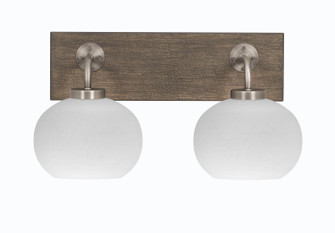 Oxbridge Two Light Bathroom Lighting in Graphite & Painted Distressed Wood-look (200|1772-GPDW-212)