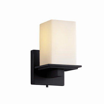 Fusion One Light Wall Sconce in Matte Black (102|FSN-8671-15-OPAL-MBLK)