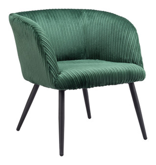 Papillion Accent Chair in Green, Black (339|109222)