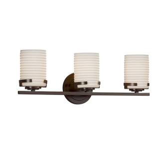 Limoges Three Light Bath Bar in Dark Bronze (102|POR-8453-10-SAWT-DBRZ)