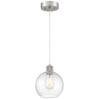 Port Nine Burgundy LED Pendant in Brushed Steel (18|63142LEDDLP-BS/SDG)