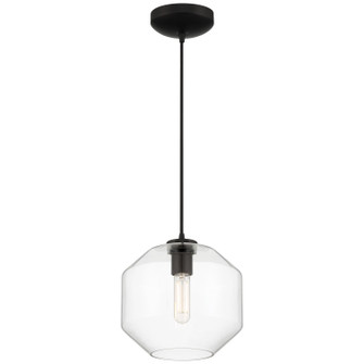 Clarity LED Pendant in Black (18|29011LEDDLP-BL/CLR)