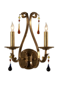 Wildwood (General) Two Light Wall Sconce in Old Gold (460|9420)
