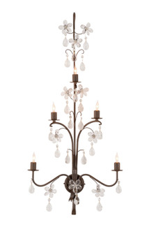 Chelsea House Misc Five Light Wall Sconce in Brown (460|69914)