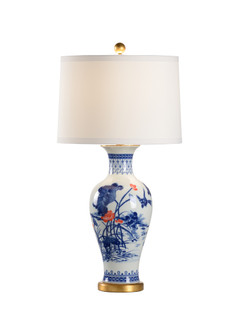 Chelsea House Misc One Light Table Lamp in Blue/Red/White/Gold (460|69791)