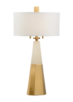 Chelsea House Misc Two Light Table Lamp in White/Bronze (460|69258)