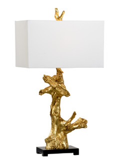 Claire Bell One Light Table Lamp in Gold/Black (460|69238)