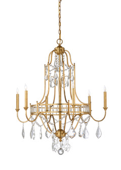 Wildwood Six Light Chandelier in Gold (460|67173)